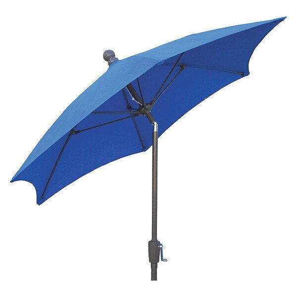 Patio Tilt Umbrella Crank Cb, Blue, 7.5 ft.