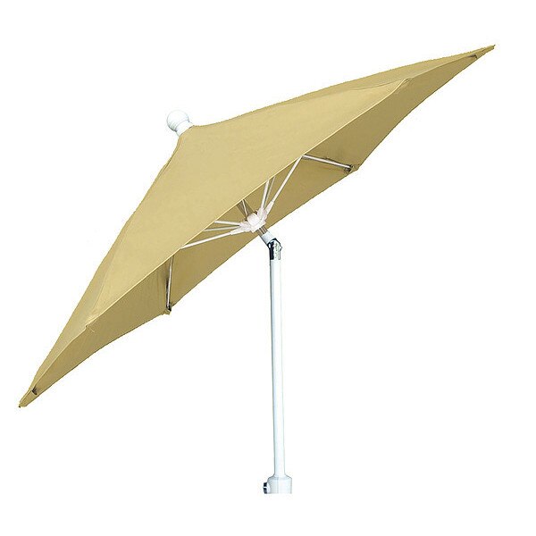 Patio Tilt Umbrella CrankW/Beige, 7.5 ft.