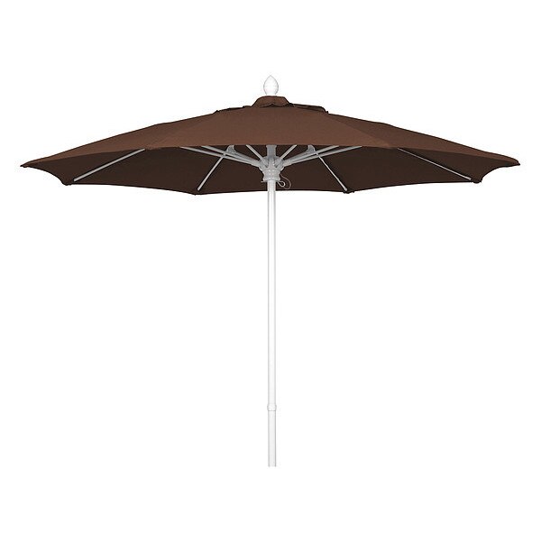 Market Umbrella 8Rib Push Up, Brown, 7.5 ft.