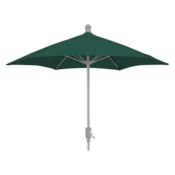 Patio Umbrella Crank Ba, Green, 7.5 ft.
