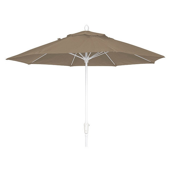 Oct Market Umbrella 8Rib Crank, Taupe, 9ft.