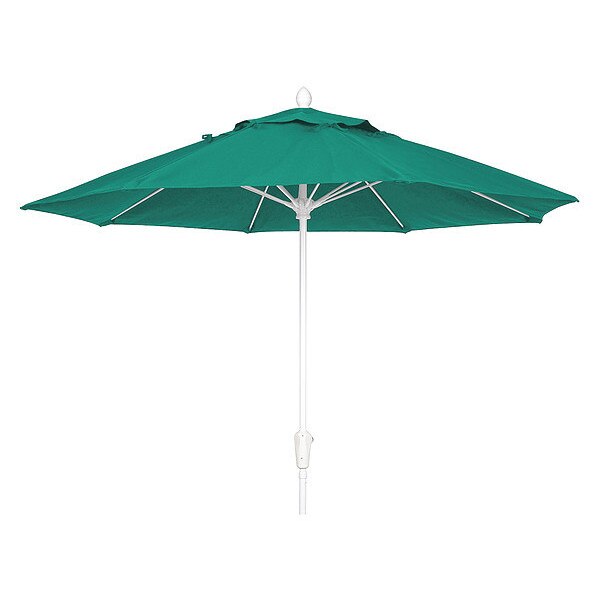 Oct Market Umbrella 8Rib Crank, Teal, 9 ft.