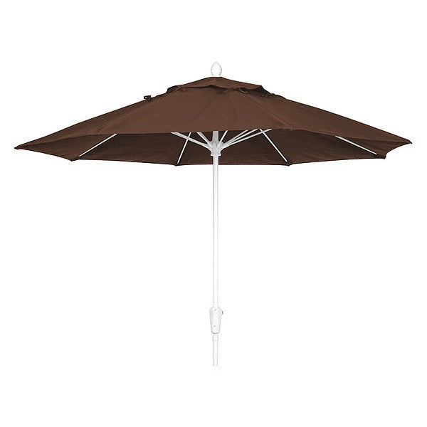 Market Umbrella 8Rib CrankW/Brown, 9 ft.