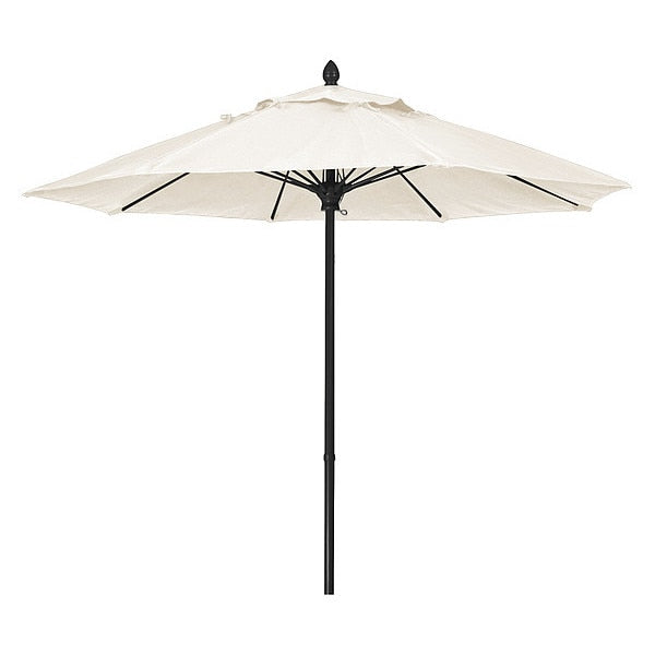 Market Umbrella 8Rib Push Up, Natural, 7.5 ft.