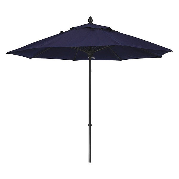 Market Umbrella 8Rib Push Up, Navy, 7.5 ft.