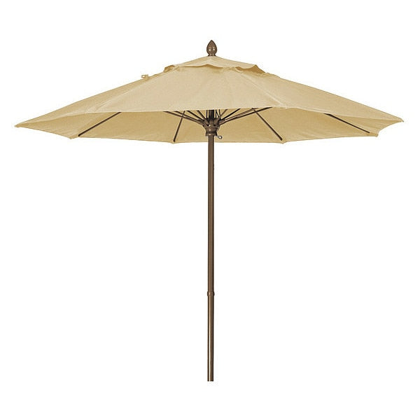 Mrkt Umbrella 8Rib PushUp Cb, Linen, 7.5Ft
