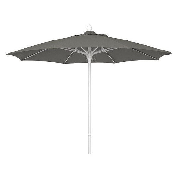 Market Umbrella 8Rib Push Up, Grey, 7.5 ft.