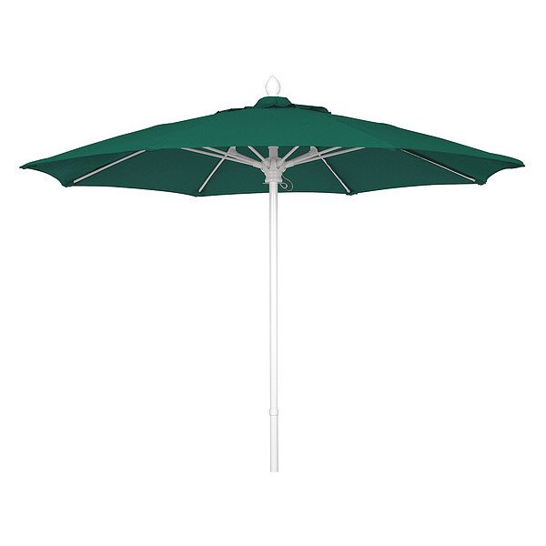 Market Umbrella 8Rib Push Up, Green, 7.5 ft.