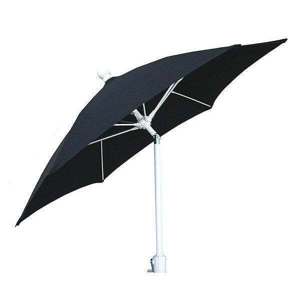 Patio Tilt Umbrella Crank White, Black, 7.5 ft.