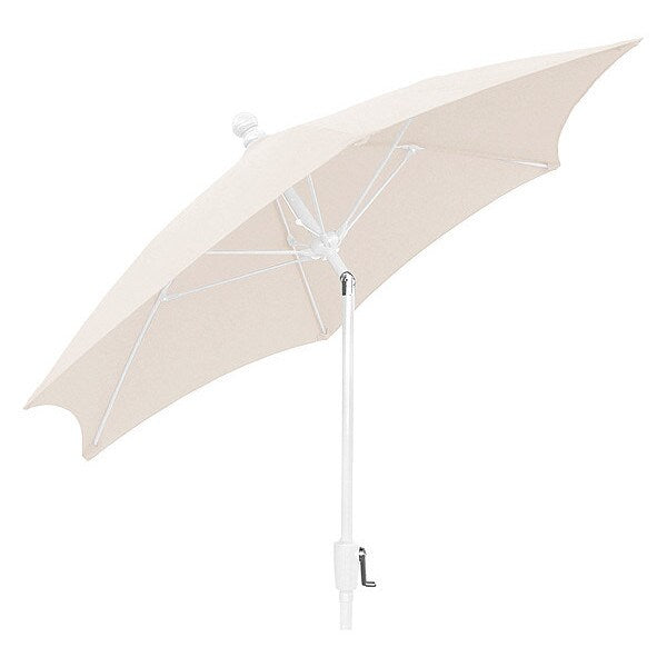 Patio Tilt Umbrella CrankW/Natural, 7.5 ft.