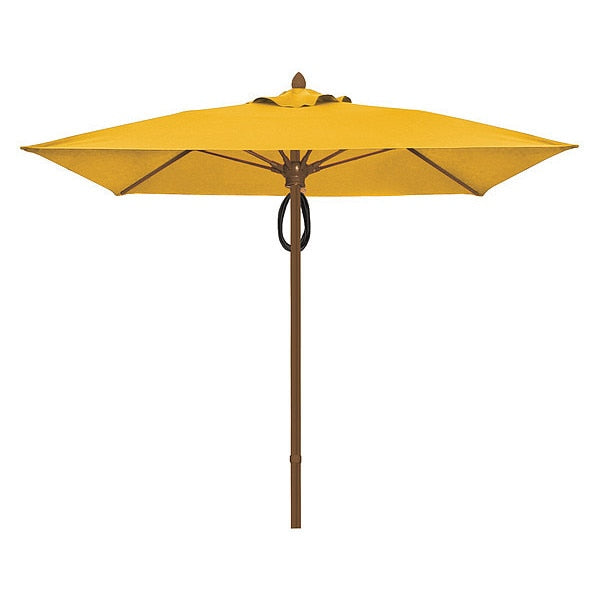 Market Umbrella 4Rib Pulley Pin Yellow, 7.5 ft.