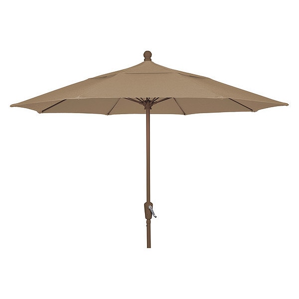 Home Patio Umbrella Crnk Cb W/Beige, 9Ft