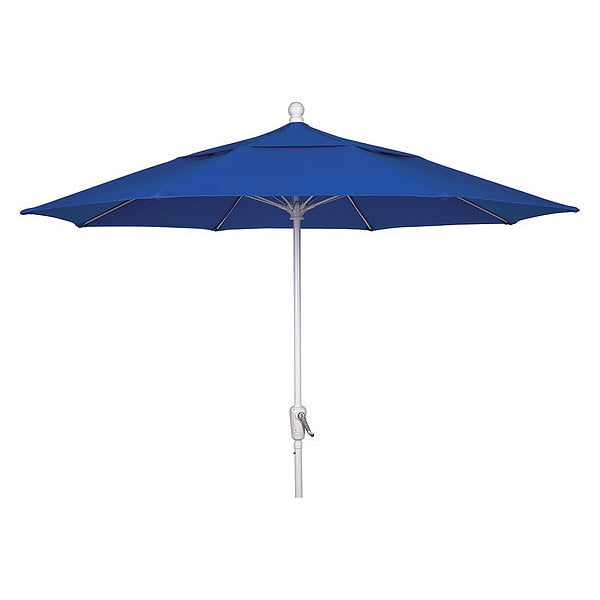 Oct Home Patio Umbrella CrankW/Blue, 9 ft.