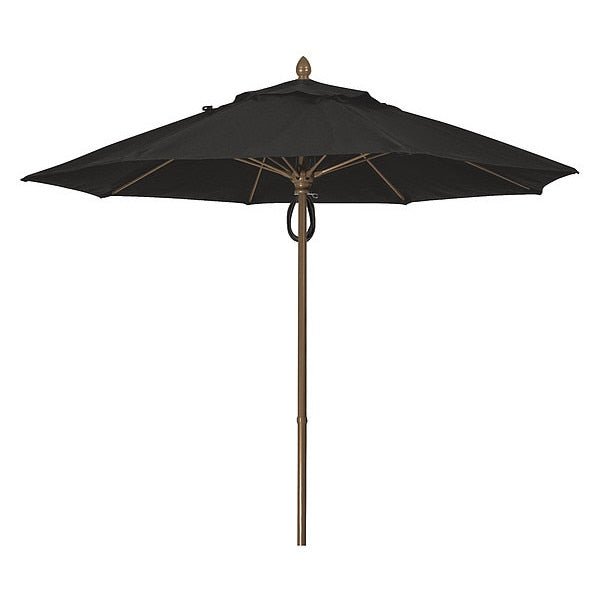 Market Umbrella 8Rib Pulley Pin Cb, Black, 9 ft.