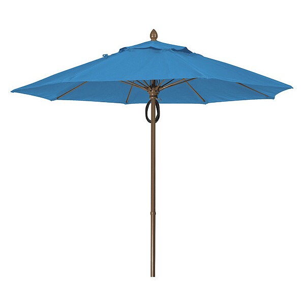 Market Umbrella 8Rib Pulley Pin Cb, Blue, 9ft.