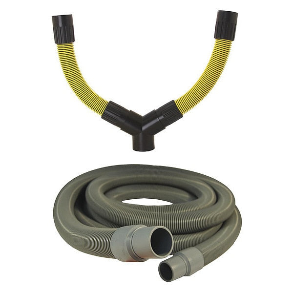 Y-Connector Dual Vac Kit w 12.5ft Hose