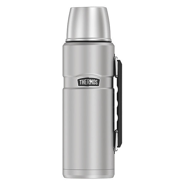 Stainless Steel Beverage Bottle, 40 oz., Matte Steel