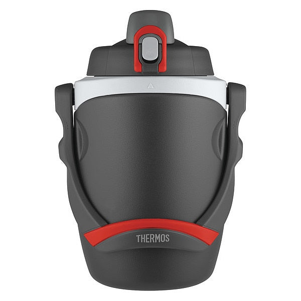 BPA-Free Hydration Bottle, 64 oz./1.9L, Black, Cold 12 Hrs