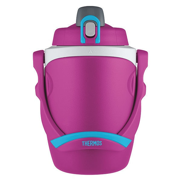 BPA-Free Hydration Bottle, 64 oz./1.9L, Pink, Cold 12 Hrs