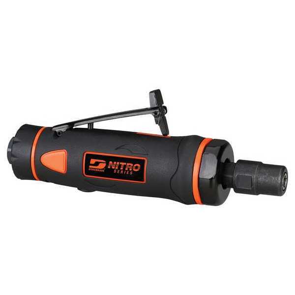 Die Grinder, 1/4 in NPT Female Air Inlet, 6 mm Collet, Medium Duty, 25,000 RPM, 0.3 hp
