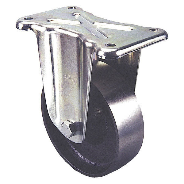 Rigid Caster With Cast Iron Wheel, 4