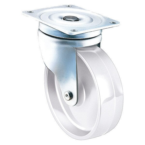 Swivel Caster Metric Plate, Nylon Wheel,