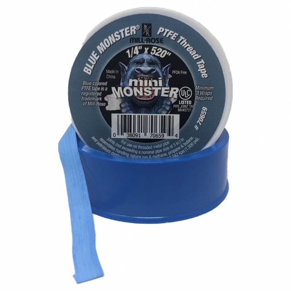 Blue Monster PTFE Thread Seal Tape, 1/4