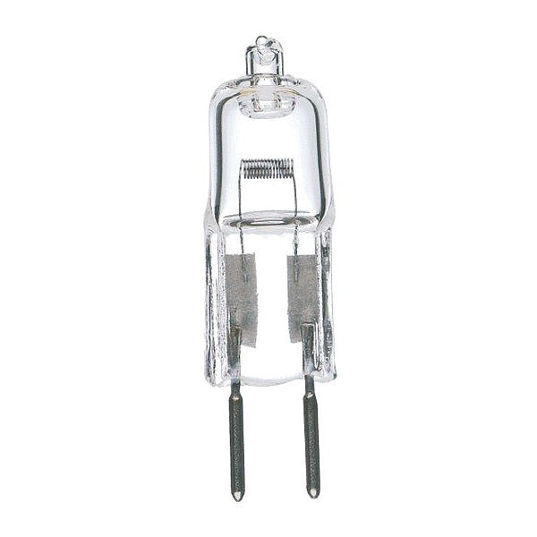Bulb, Halogen, 50W, T4, Bi Pin GY6.35 Base, Bi Pin