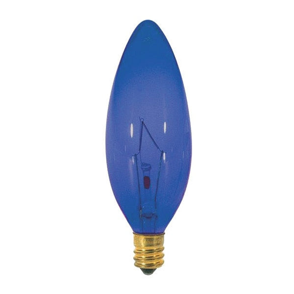Bulb, Incandescent, 25W, BA9 1/2, Candelabra Base, Decorative Light