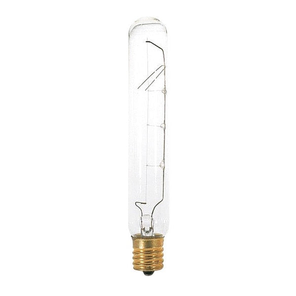 Bulb, Incandescent, 40W, T6 1/2, Intermediate Base, Tubular