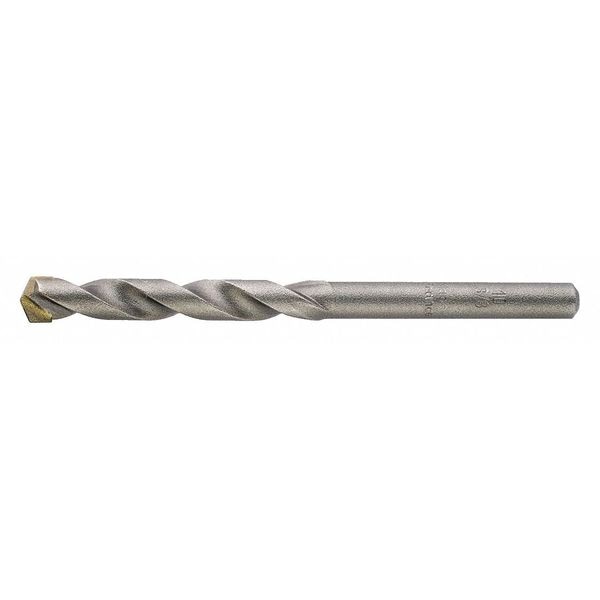 118Â° Carbide-Tipped Masonry Drill Cle-Line 1818 Sand Blasted HSS RHS/RHC 1/4x4IN