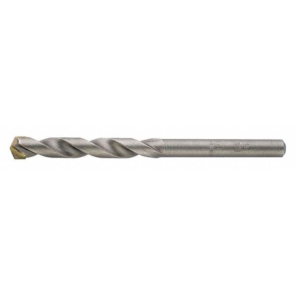 118Â° Carbide-Tipped Masonry Drill Cle-Line 1818 Sand Blasted HSS RHS/RHC 1/8x3IN