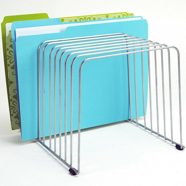 File Holder, Silver, Letter/Legal, 11 Comp