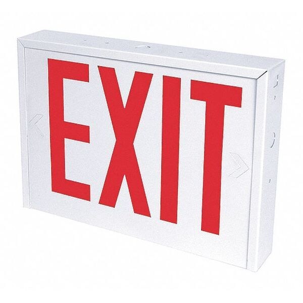 Ny Led Exit, Stl, Self Powered, Unv Face