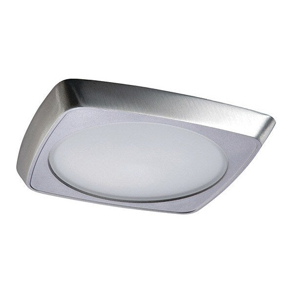 Squircle Frost Glass Lens, Metal Trim, 5230