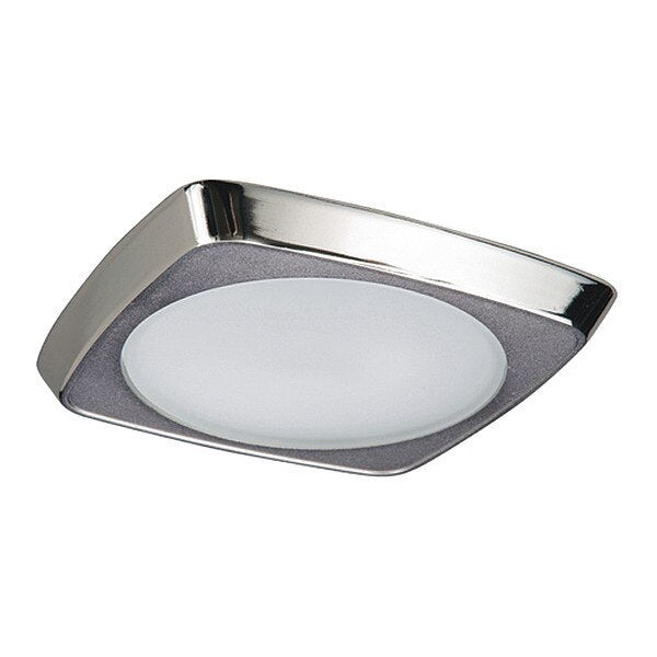 Squircle Frost Glass Lens, Metal Trim, 5230