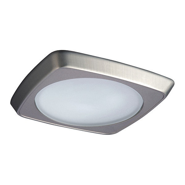 Squircle Frost Glass Lens, Metal Trim, 5230