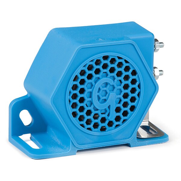 Back Up Alarm, Self-Grounding, 97dB, Blue