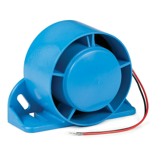 Back Up Alarm, 87 to 112dB, Blue, 4 In. H