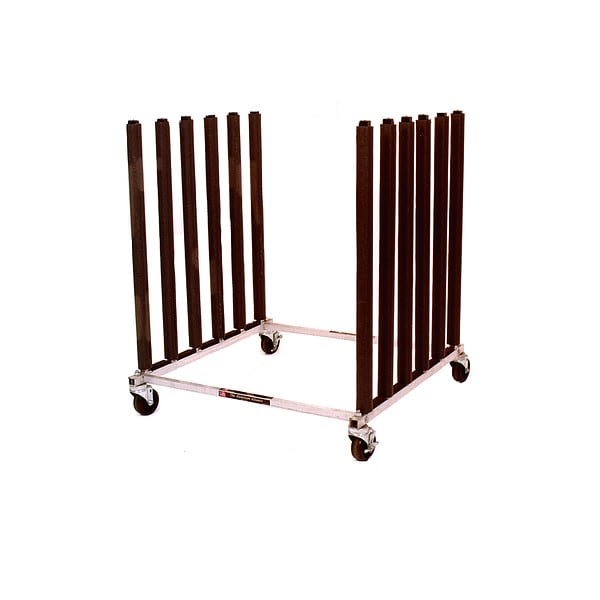 Mobile Bulk Rack, Silver, Steel