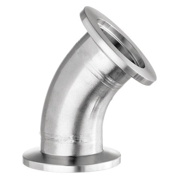 Vacuum Fitting, 45 Degree Elbow Connector, 2