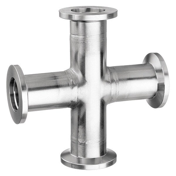 Vacuum Fitting, Cross Connector, 1