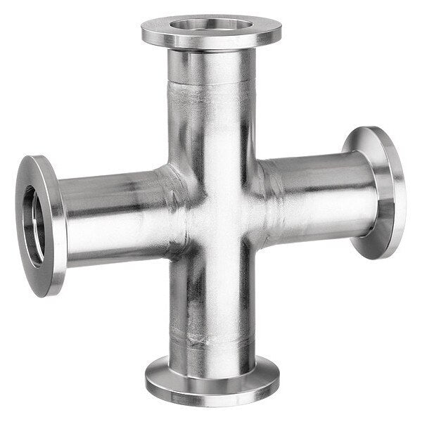 Vacuum Fitting, Cross Connector, 1-1/2