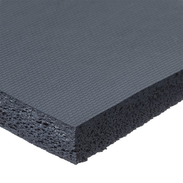 Silicone Sheet, L 36 in, Blue
