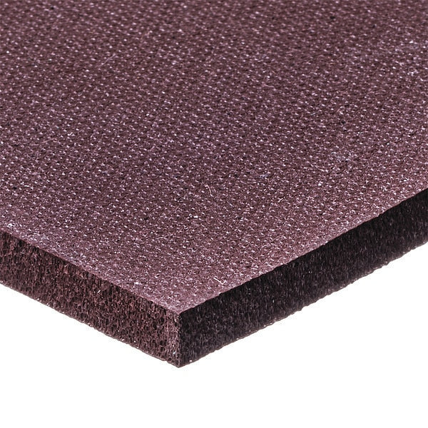 Foam Strip, Closed Cell, 1/2 in W, 36 in L, 1/2 in Thick, Brown