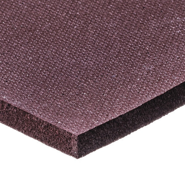 Foam Sheet, Closed Cell, 12 in W, 12 in L, 1/16 in Thick, Brown