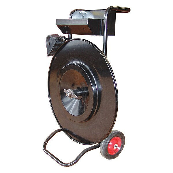Heavy Duty Dispenser for Ribbon Wound Steel Strap