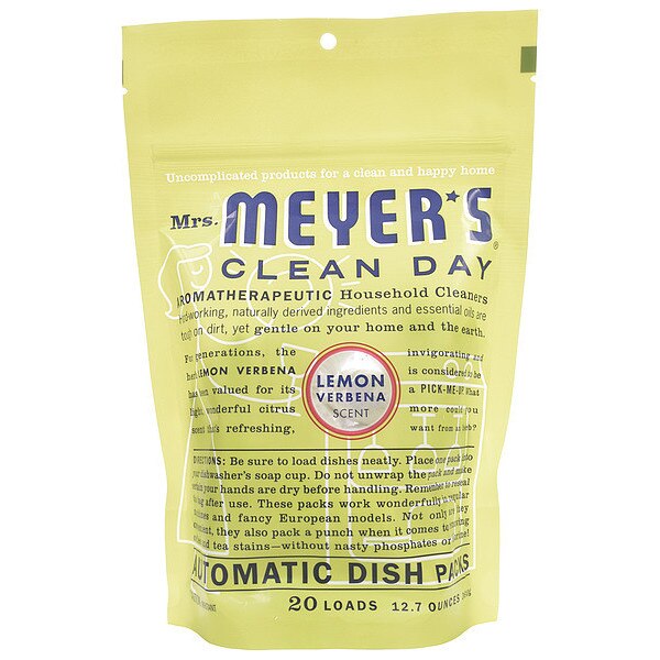 Clean Day Automatic Dish Packs, Lemon, PK6