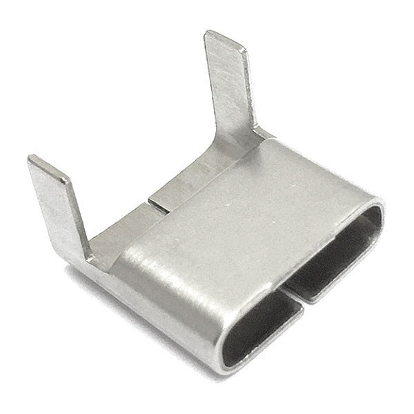 Clip-Style Buckle, 304 Stainless Steel, 1/4