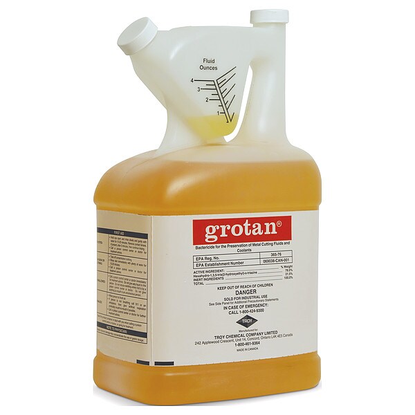 Bactericide, Bottle, Pale Yellow, 4 - 1 gal.